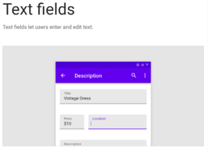 Material Design Screenshot